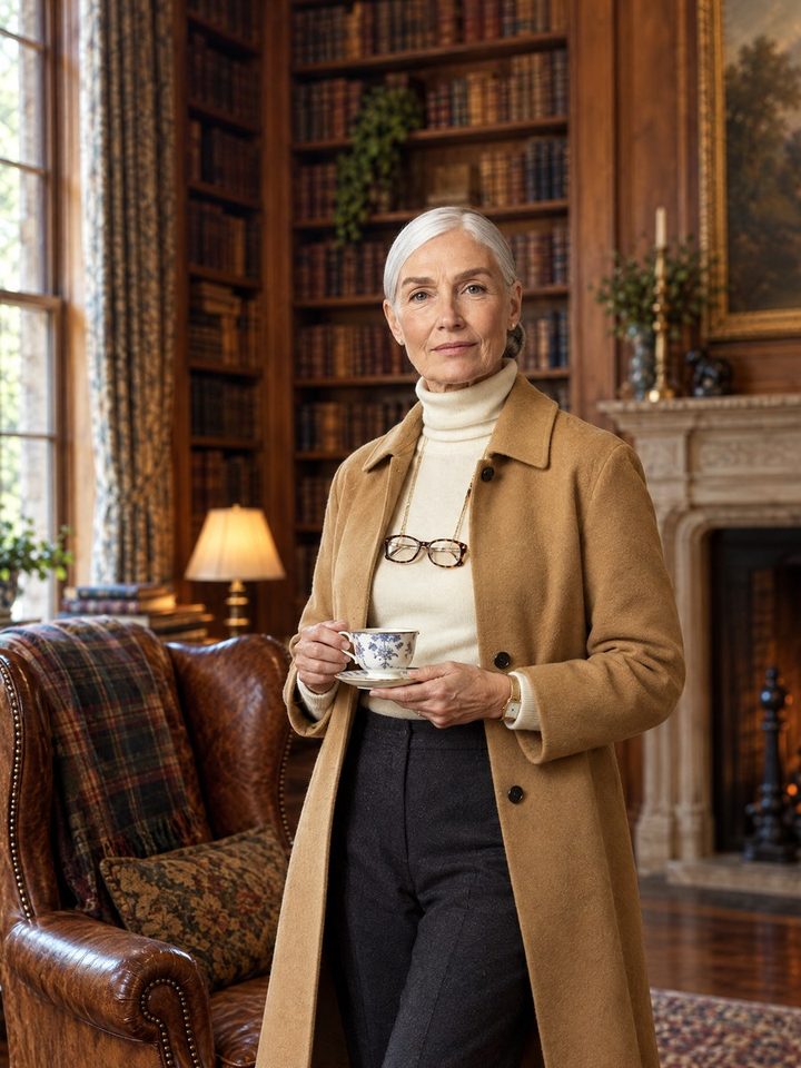 Portrait of Grace Whitman, an AI-generated character